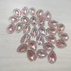 Chaton Diamantado Gota 13x18mm (10 Pçs) - comprar online