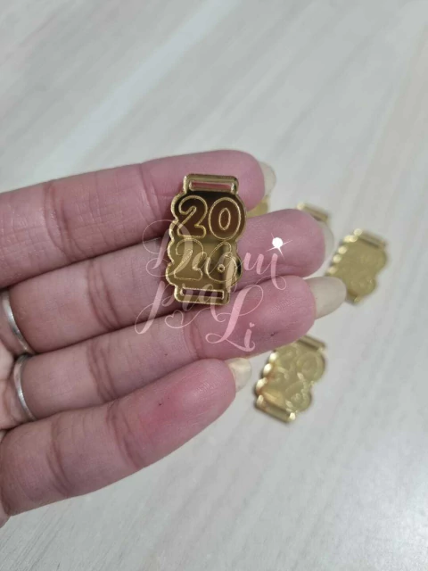 Aplique Espelhado - Mod. 53 - Passante para Elástico 2026 (5 Unidades ) - comprar online