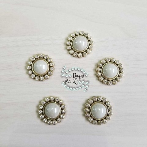 Strass com 1/2 Pérola - (5 Pçs) - comprar online