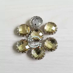 Chaton Redondo com Borda 20MM - (10 Unid) - comprar online