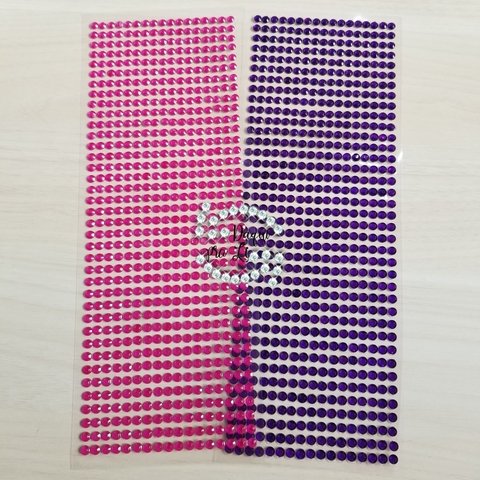 Cartela de Strass Adesiva 5MM