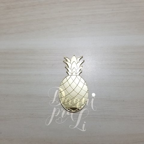 abacaxi aplique espelhado