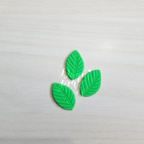 Aplique Emborrachado Folha ( 5 Pçs)