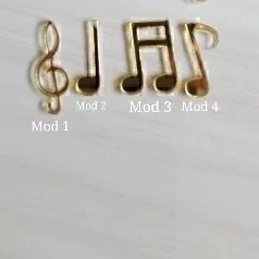 aplique espelhado notas musicais