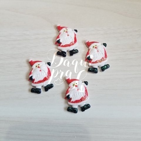 Aplique Papai Noel (5 Pçs)