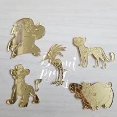 aplique espelhado Guarda do Rei Leão