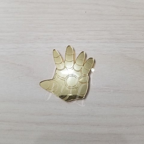 Aplique Espelhado - Tema Vingadores - Mão Homem de Ferro (1 unid)
