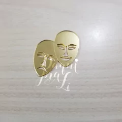 Aplique Espelhado Máscaras Carvanal (1 Unid) - comprar online