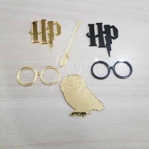 acrilico espelhado harry potter