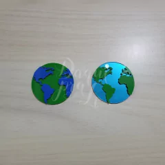 planeta terra espelhado