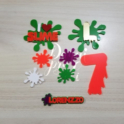 festa slime ideias