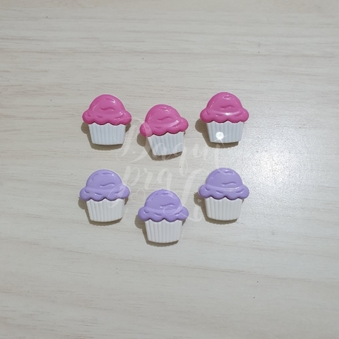 Botão Cupcake ( 6 Unid)