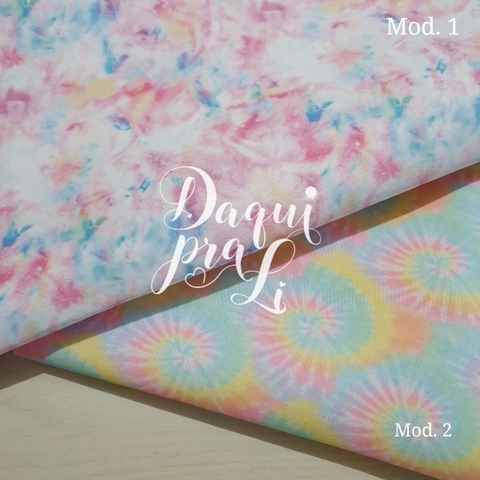 Tecidos Tie Dye personalizados