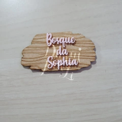 acrilico tema bosque