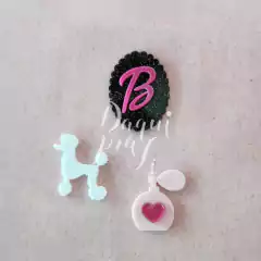 aplique acrilico barbie