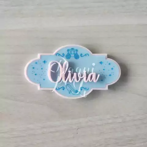 aplique colorido cinderela