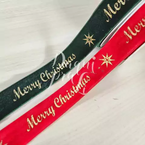 Fita Natalina Veludo (1 Metro)