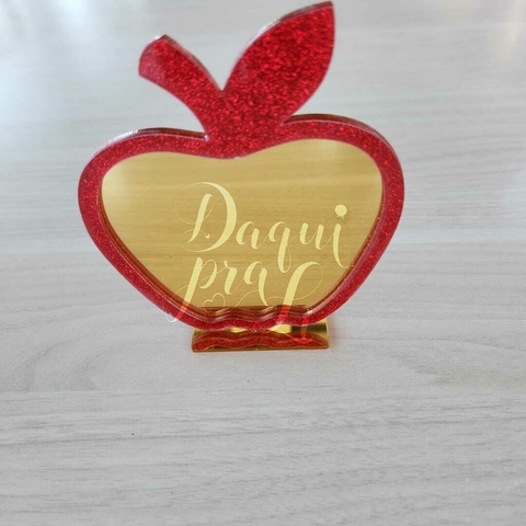 painel cenario maça branca de neve