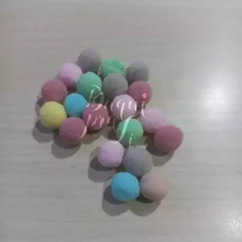 Pompom Bolinha Candy Colors 10mm (10 Unid)
