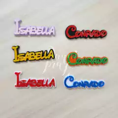 Nome Duplo Colorido Fonte Disney (2 unid)