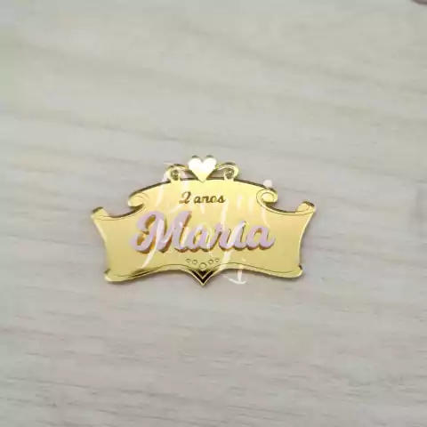 APLIQUE ACRILICO PRINCESAS 