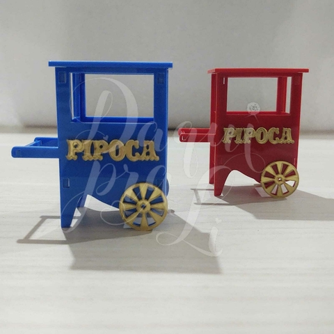 Aplique 3d - Carrinho de Pipoca (1 unid) - comprar online