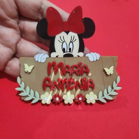 Aplique Duplo - Moldura Jardim da Minnie (1 unid) - comprar online