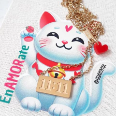 COLLAR 11:11 ACERO DORADO - tienda online