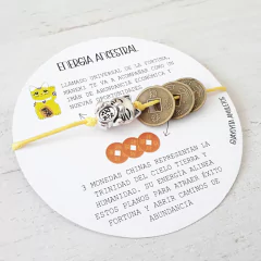 PULSERA ENERGIA ANCESTRAL AMARILLA