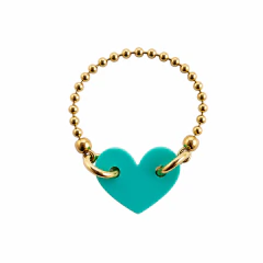 ANILLO CORAZON CELESTE - comprar online