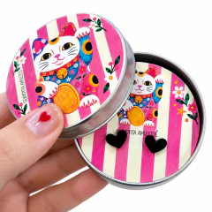ARITO MINI CORAZON NEGRO - GUAYOYITA AMULETOS
