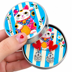 ARITO MANEKI PLATEADO - tienda online