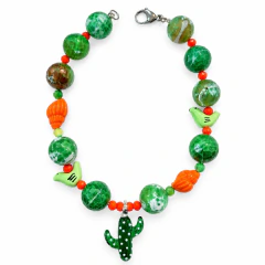 COLLAR CACTUS VERDE - comprar online
