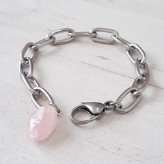 PULSERA AMULETO ACERO en internet