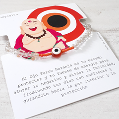 PULSERA OJO TURCO NARANJA - comprar online