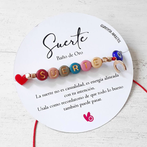 PULSERA AMULETO SUERTE - comprar online
