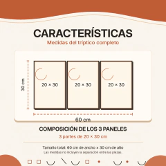 Imagen de Cuadro personalizado a elección | Panel único, tríptico y políptico