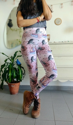 Calza Larga Garza Rosa - comprar online