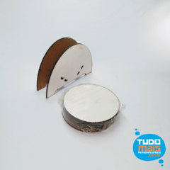 Kit Porta Copo Redondo em MDF (6unidades) - comprar online