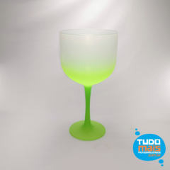 Taça Gin Degradê Verde 500ml