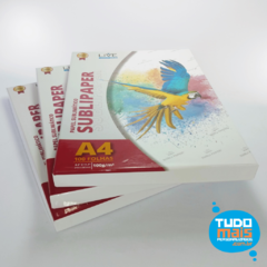 Papel Sublimatico Live A4 C/ 100 folhas