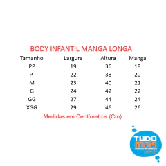 Body Infantil Branco Manga Longa - comprar online