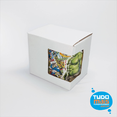 Caixa Papelão para Canecas - Branco c/ Janela