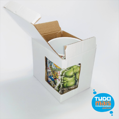 Caixa Papelão para Canecas - Branco c/ Janela - comprar online