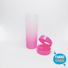 Garrafa ECO Water 450ml - Rosa Neon - Fantasy