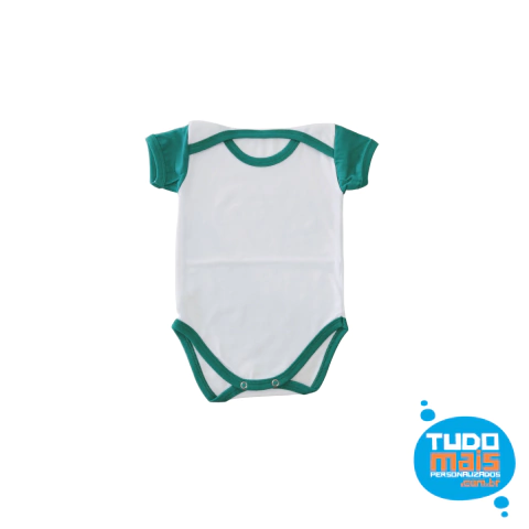 Body Infantil Verde - GG - Manga Curta