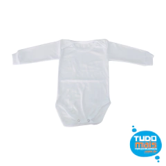 Body Infantil Branco Manga Longa