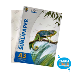 Papel Sublimático LIVE - A3 100 Folhas na internet