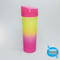 Garrafa ECO Water 450ml - Rosa/ Amarelo - Fantasy