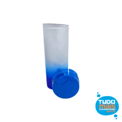 Garrafa Acqua Bio Degradê Azul Neon - comprar online